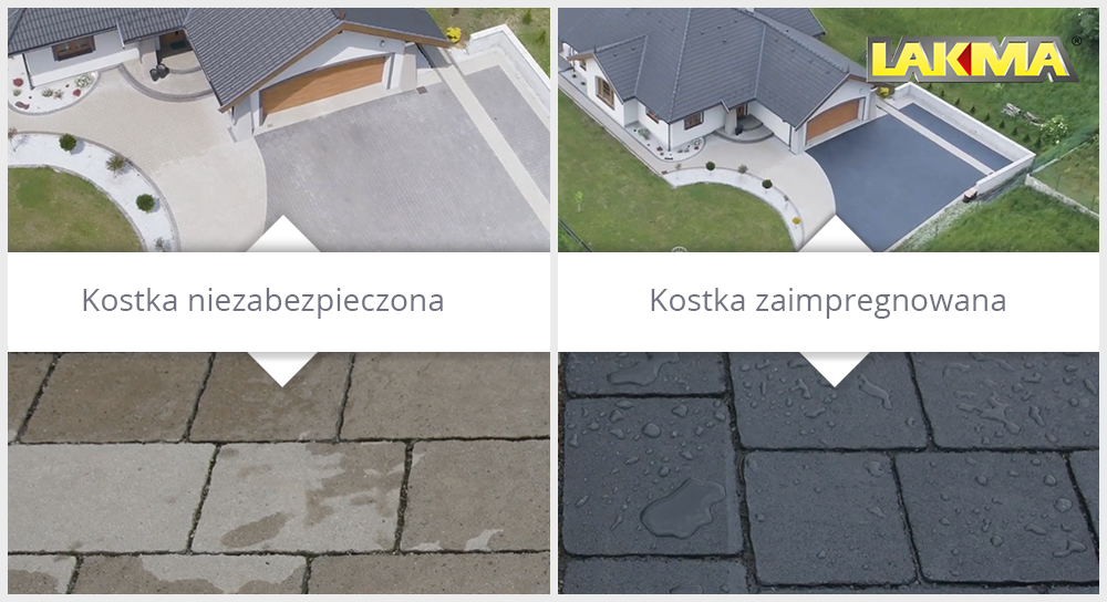 Kostka niezabezpieczona vs zaimpregnowana